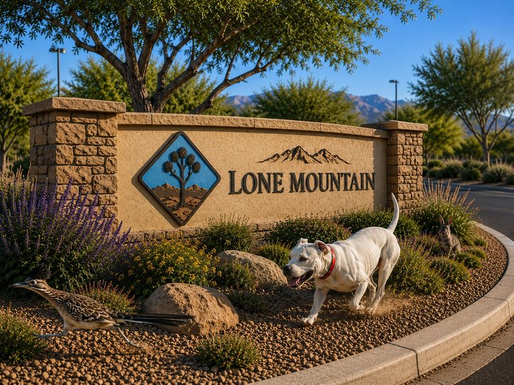 Pest control service area for Lone Mountain