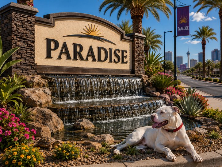 Pest control service area for Paradise